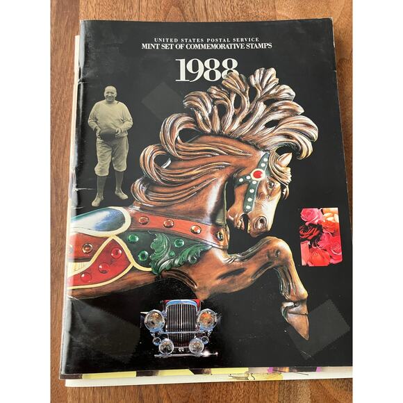 Commemorative Stamp Books 1987-1990 USPS *No stamps, just books* Colllectible - Picture 5 of 6